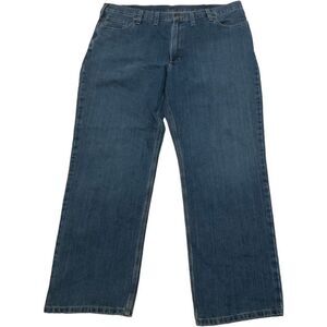Carhartt Relaxed Fit Dark wash Straight Leg blue Jeans 44/32